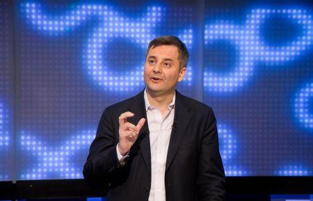 Barabási Albert-László a Mindentudás Egyetemén (fotó: mtv.hu)